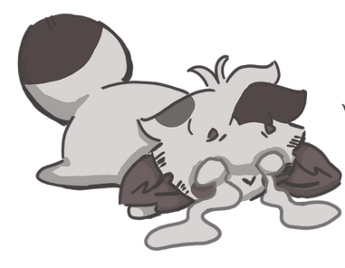 Simplified chibi full body shot EX:2 (furry/anthro)